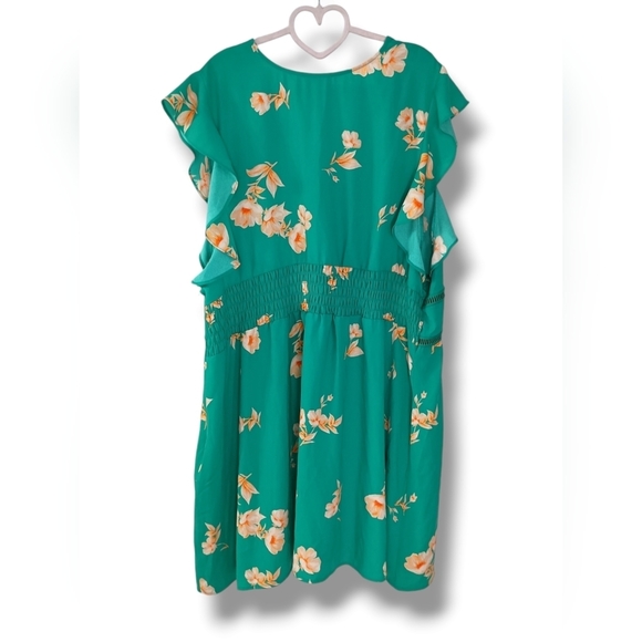 NWT Leith Boho Plus Size Floral Dress - Picture 4 of 7
